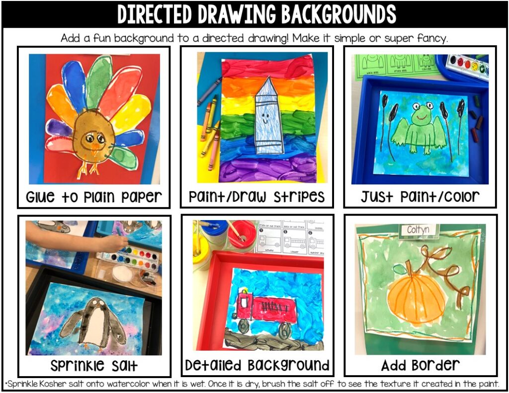 Learn how to use directed drawings and the benefits of them in the preschool, pre-k, and kindergarten classroom.