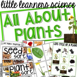 Little Learners Science All About Plants for preschool, pre-k, or kindergarten