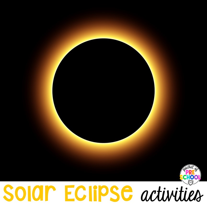 Get ready for the solar eclipse with these engaging ideas for your preschool, pre-k, and kindergarten classrooms.
