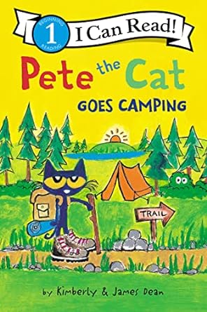 pete the cat goes camping
