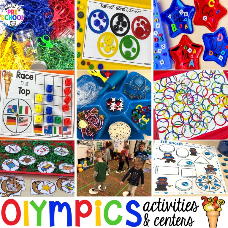Olympics Activities for Preschool, Pre-k, and Kindergarten
