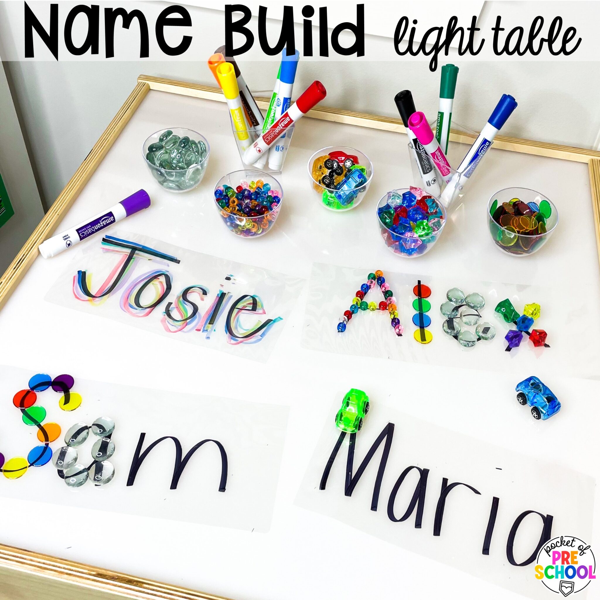 Literacy Light Table Ideas for Preschool, Pre-k, & Kindergarten ...