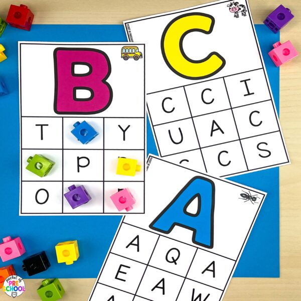 Practice letters and beginning sounds with these fun and engaging letter activities for preschool, pre-k, and kindergarten.