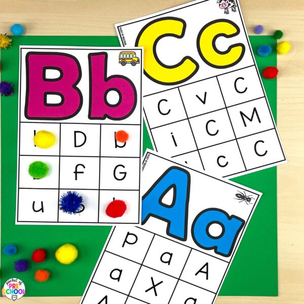 Practice letters and beginning sounds with these fun and engaging letter activities for preschool, pre-k, and kindergarten.