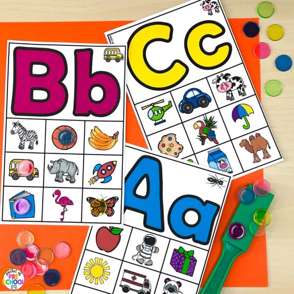 Practice letters and beginning sounds with these fun and engaging letter activities for preschool, pre-k, and kindergarten.