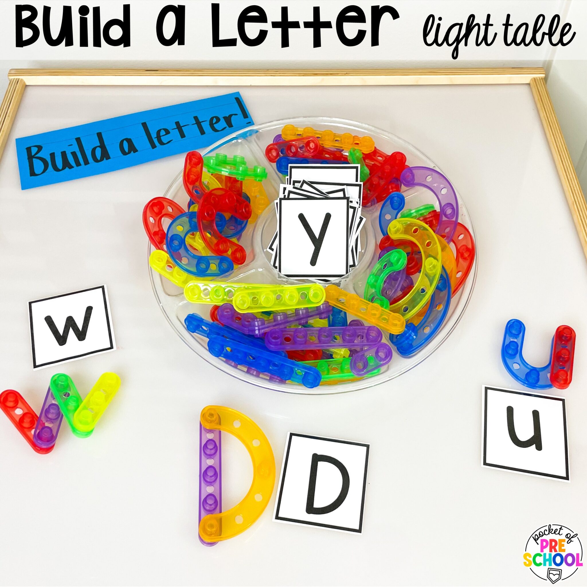 Literacy Light Table Ideas for Preschool, Pre-k, & Kindergarten ...