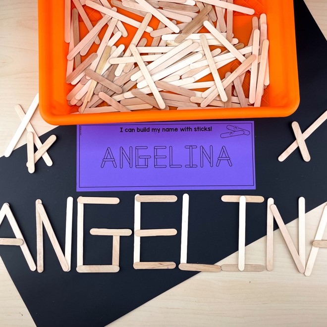 Name Book and Practice Pages - Editable 6 Practice names with multiple manipulatives in this editable name book.