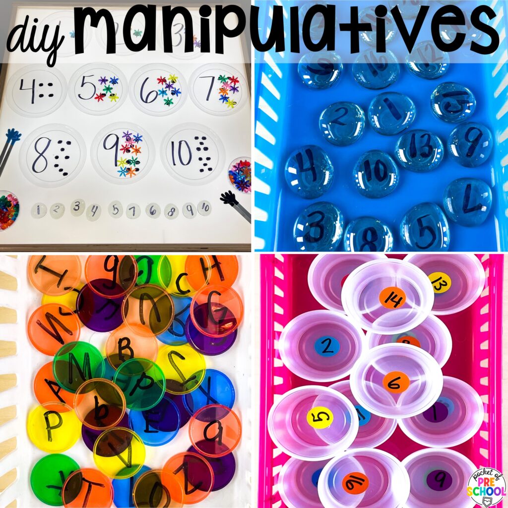DIY manipulatives! How to use and the benefits of the light table in preschool, pre-k, and kindergarten classrooms!