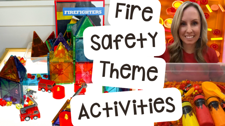 My favorite fire safety themed activities for preschool, pre-k, and kindergarten.