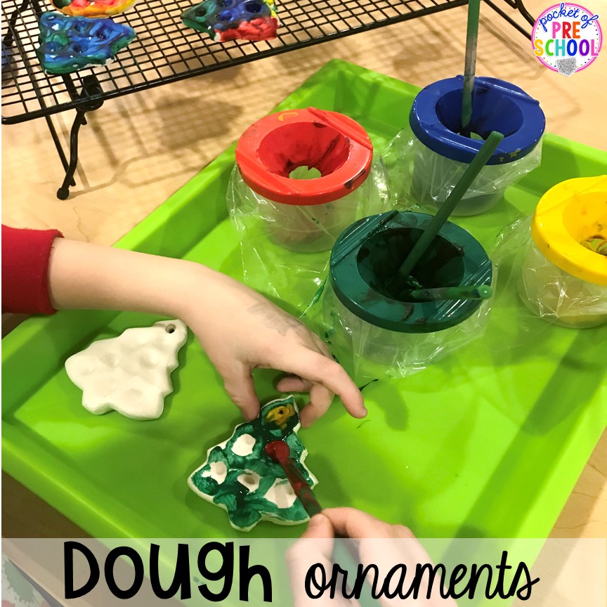 Ten Holiday Hacks for the Classroom & Survive the Christmas Season 6 Dough ornaments! Holiday hacks for the classroom (preschool, pre-k, kindergarten and elementary) to make the holidays less stressful in the classroom. #holidayhacks #teacherhack #preschool #prek