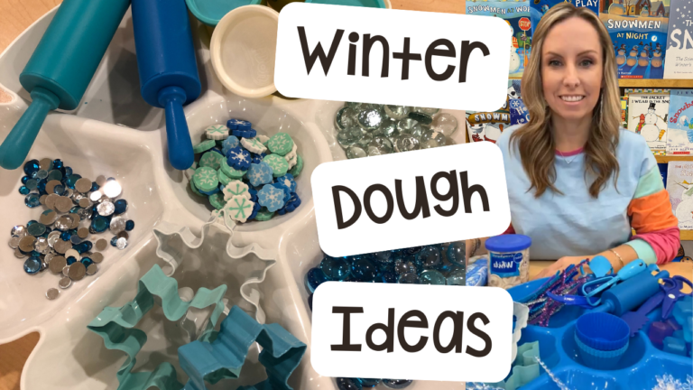 See how to make play dough with icing and powdered sugar. Plus lots of ideas to implement math, literacy, and fine motor skills to your play dough time.