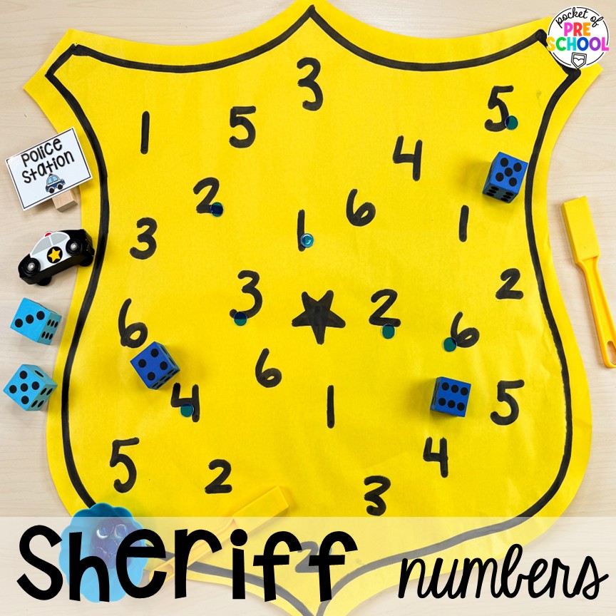 Cowboy Activities & Centers for Preschool, Pre-k, and Kindergarten 19 Sheriff numbers! Cowboy activities & centers for a Western theme with your preschool, pre-k, and kindergarten students.