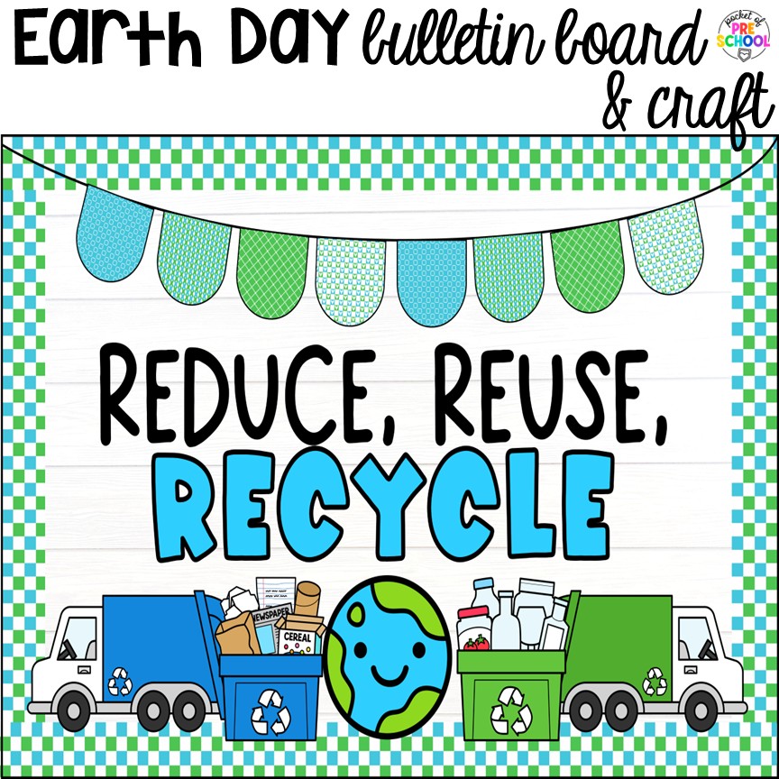 Spring Bulletin Boards & Crafts for Preschool, Pre-K, & Kindergarten 8 Earth Day bulletin board and craft! Check out these adorable spring bulletin board kits & crafts. They are low-prep and perfect for preschool, pre-k, and kindergarten classrooms.