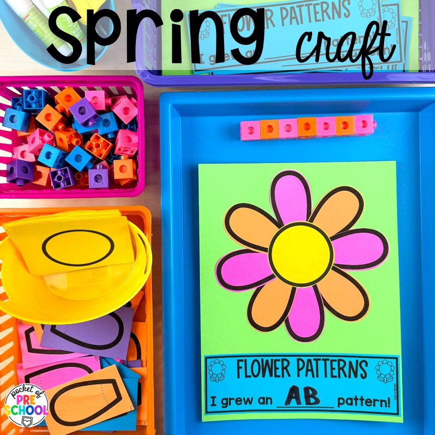 Spring Bulletin Boards & Crafts for Preschool, Pre-K, & Kindergarten 3 Spring craft! Check out these adorable spring bulletin board kits & crafts. They are low-prep and perfect for preschool, pre-k, and kindergarten classrooms.