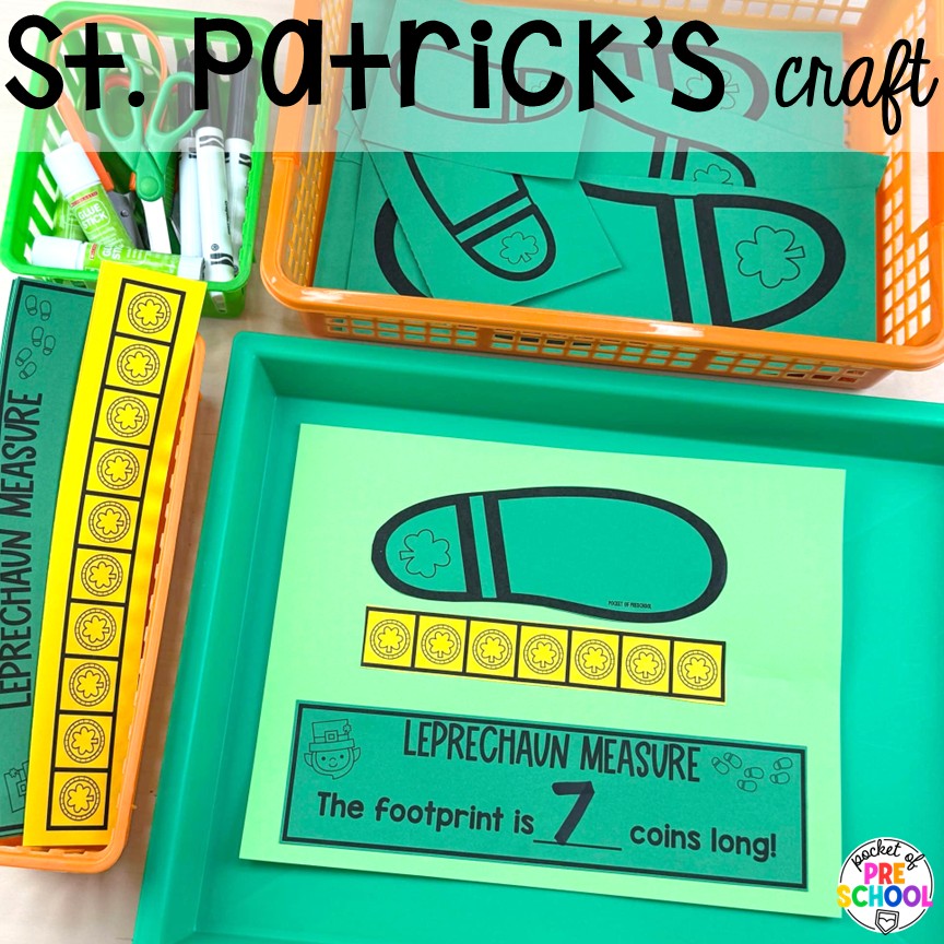 Spring Bulletin Boards & Crafts for Preschool, Pre-K, & Kindergarten 5 St. Patrick's craft! Check out these adorable spring bulletin board kits & crafts. They are low-prep and perfect for preschool, pre-k, and kindergarten classrooms.
