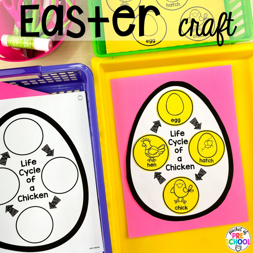 Spring Bulletin Boards & Crafts for Preschool, Pre-K, & Kindergarten 7 Easter craft! Check out these adorable spring bulletin board kits & crafts. They are low-prep and perfect for preschool, pre-k, and kindergarten classrooms.