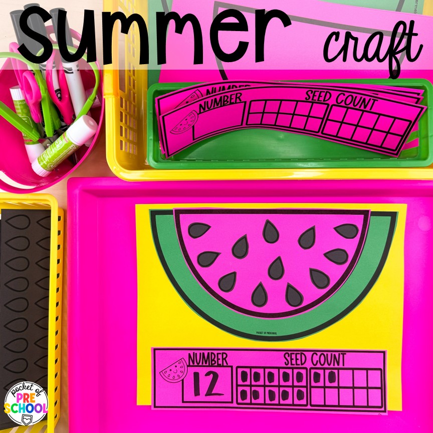 Summer Bulletin Boards & Crafts for Preschool, Pre-K, & Kindergarten 4 Summer craft! Check out these adorable summer bulletin board kits & crafts. They are low-prep and perfect for preschool, pre-k, and kindergarten classrooms.