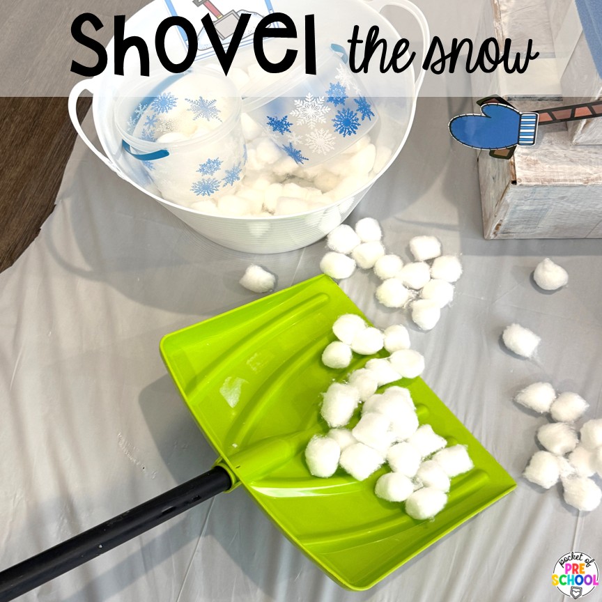 Hot Cocoa Stand Dramatic Play for Preschool, Pre-k, and Kindergarten 18 Shovel the snow! Transform your pretend area into a hot cocoa stand for hours of winter fun! This dramatic play unit incorporates so much math, literacy, and social skills for preschool, pre-k, and kindergarten students.