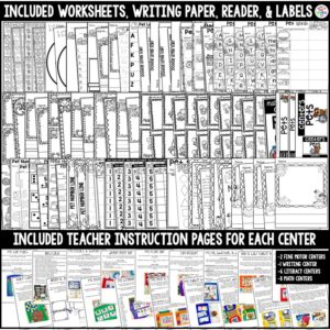pet center previews Pets Math and Literacy Centers are loaded with fun, hands-on pet-themed activities to help your students build math and literacy concepts!