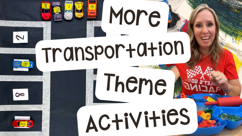 Transportation Centers and Activities (2 Freebies too) 43 My favorite fun, hands-on activities for a transportation theme! Ideas for circle time, small group, and every center in your classroom, including the art center, blocks center, science center, math center, and literacy center. Plus, my favorite transportation-themed manipulatives, vehicle fine motor activities, and automobile sensory activities.