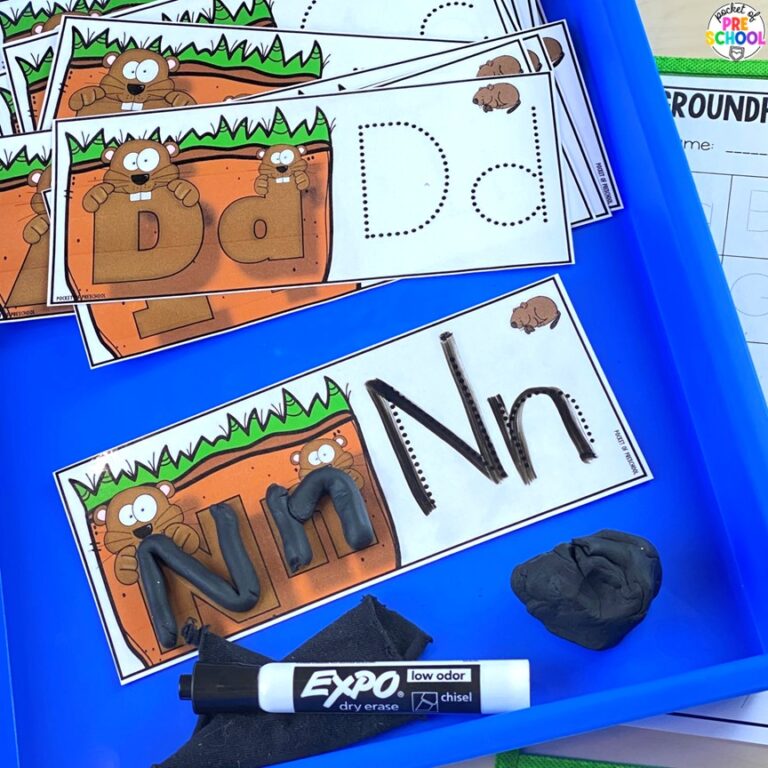 Hibernation Math and Literacy Centers for Preschool, Pre-K, and ...
