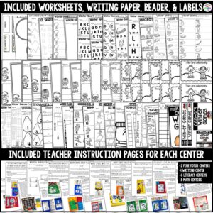 winter games centers preview (1) Have a winter games theme in your preschool, pre-k, or kindergarten classroom while learning math and literacy skills.