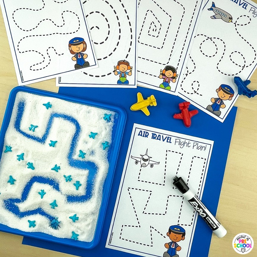 Community Helpers Math and Literacy Centers for Preschool, Pre-K, and Kinder 21 Community Helpers Math and Literacy Centers are loaded with fun, hands-on community helper-themed activities to help your students build math and literacy concepts! Now includes two fine motor activities, one writing center, six literacy activities, and eight math activities.