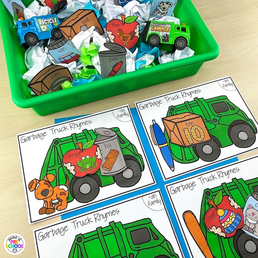 Community Helpers Math and Literacy Centers for Preschool, Pre-K, and Kinder 15 Community Helpers Math and Literacy Centers are loaded with fun, hands-on community helper-themed activities to help your students build math and literacy concepts! Now includes two fine motor activities, one writing center, six literacy activities, and eight math activities.