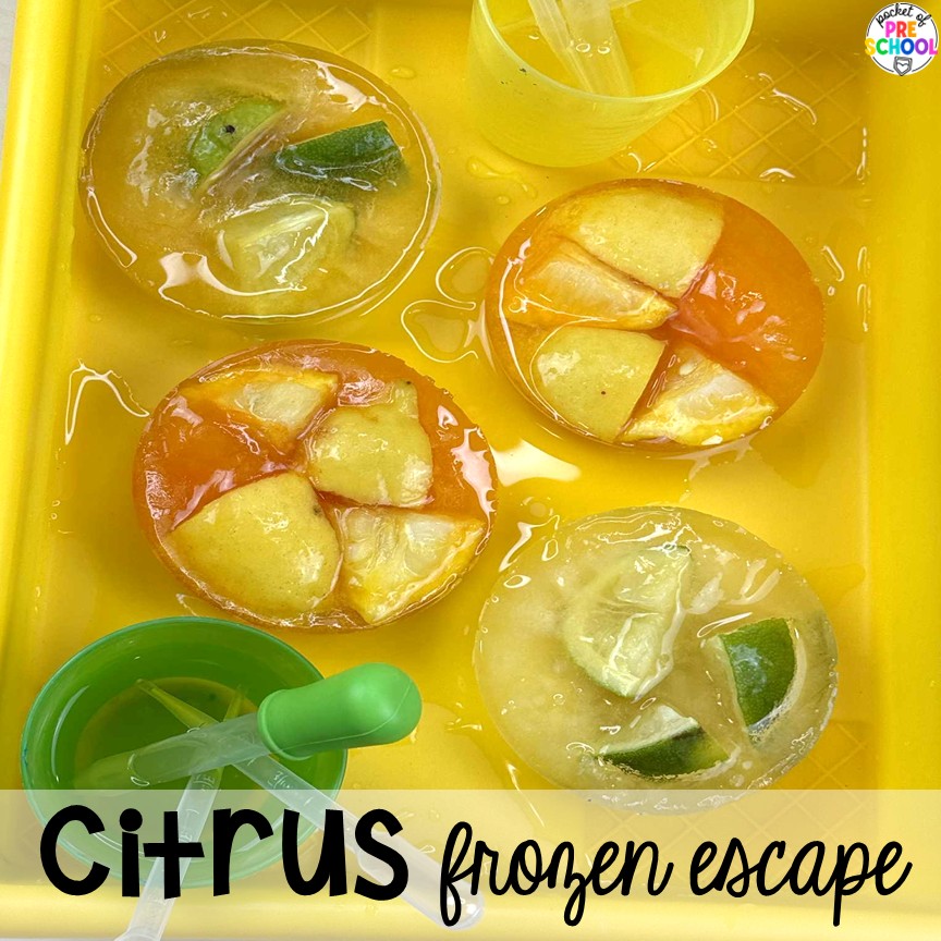 All About Frozen Escapes For Sensory Play For Preschool, Pre-K, & Kindergarten 9 frozen escapes blog 9 1