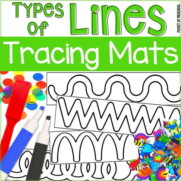 Home 10 Trace and build different types of lines on these pre-writing tracing mats.